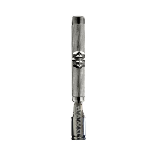 Steel-colored DynaVap M7 vape in stainless steel, designed for portable dry herb vaporization with ergonomic grip and heat-resistant build for daily use.