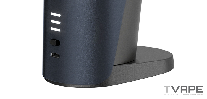 Battery life indicator of Dr. Dabber Switch 2