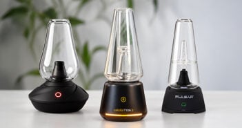 3 vapor cups is being showcased: Tronian Omegatron 2, Zenco Duo and Pulsar Sipper