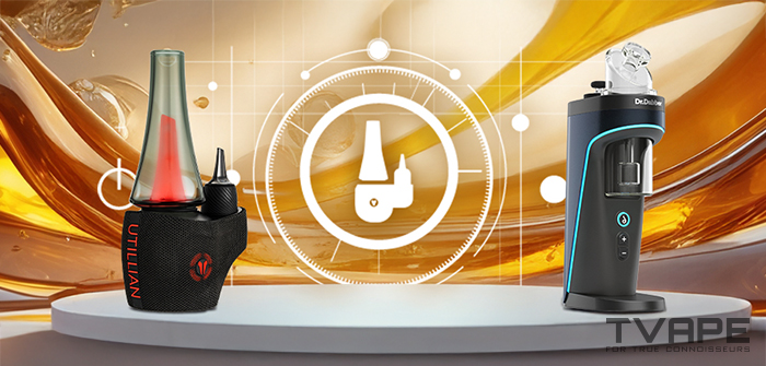 Dab Rigs showcase including the Utillian 8 and Dr. Dabber Switch 2