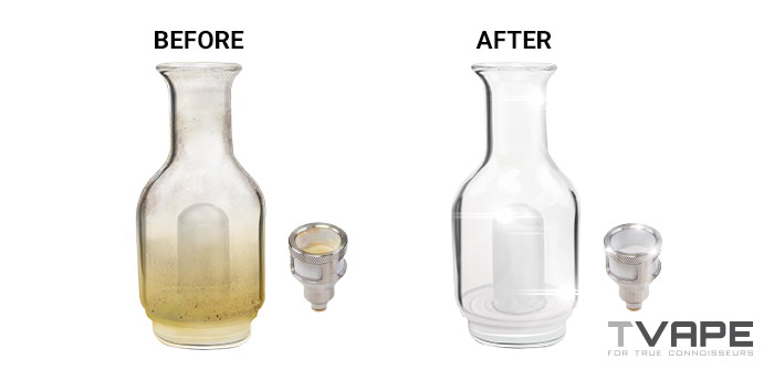 Before & After Dirty E-rig to clean