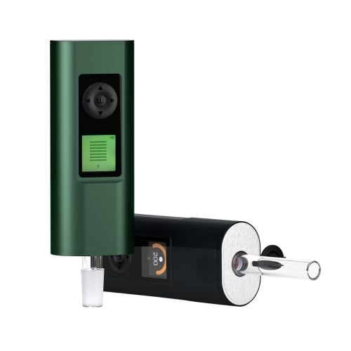 Arizer Solo 3 Green and Black with Water Filtration Adapter