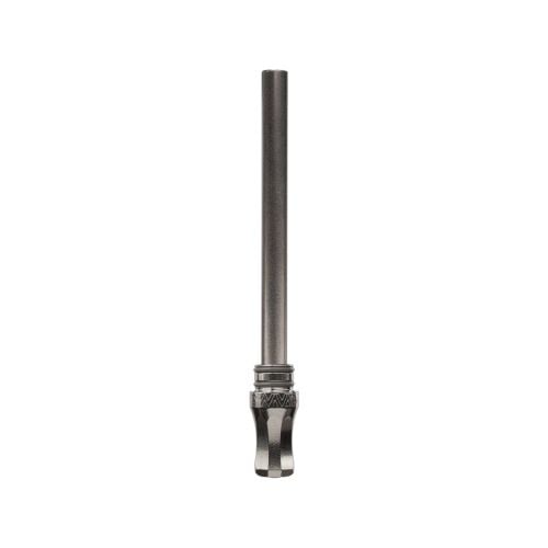 Steel-colored DynaVap M7 XL condenser cap, a key accessory for portable vaporizers, ensuring efficient cooling and vapor retention in compact dry herb devices.