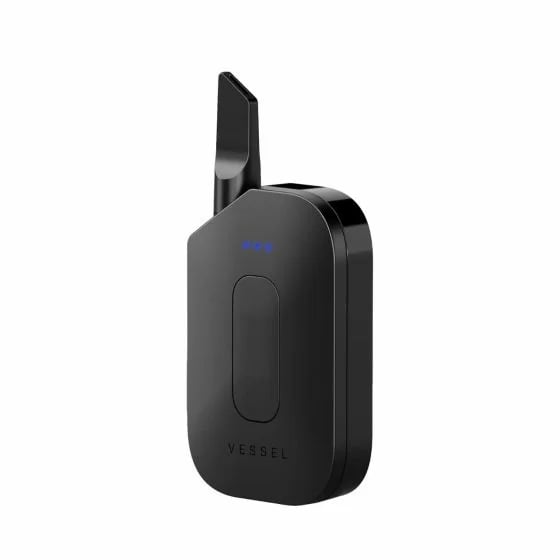 Vessel Compass Rise 510 thread battery in Obsidian color option - vaporizer for oil cartridges.