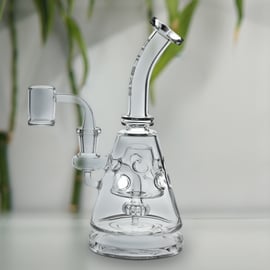 Pulsar Bent Neck Pyramid Glass Dab Rig