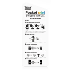 In the box: yocan black pocket mini-manuel d'utilisation