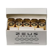 In the box: zeus arc gt4-1x zeus waxpods gt dosing capsules (w/gold edition)
