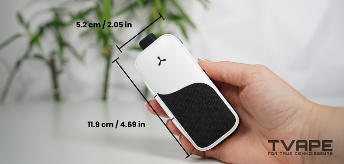 Vaporisateur AirVape Legacy Core - dimensions
