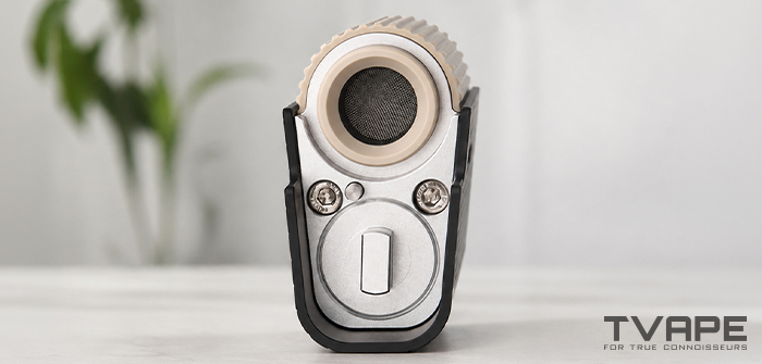 Limelight Frolic dry herb vaporizer chamber close-up view
