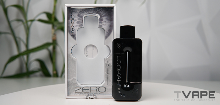 Black Lookah Zero 510 thread next to its box