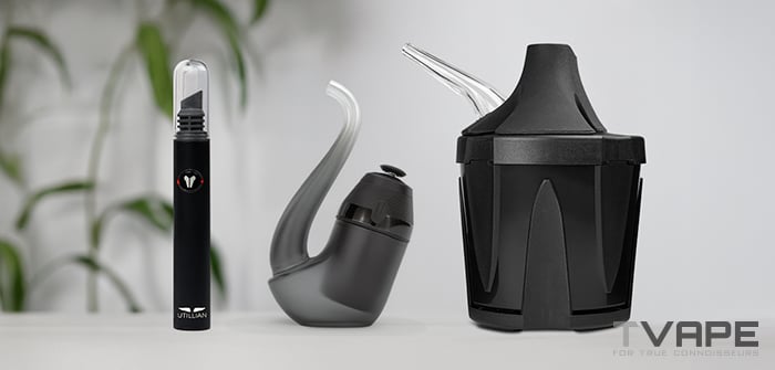 New Puffco Proxy stylo dab est présenté avec les accessoires Zeus Iceborn et Utillian Hot Wax Axe.