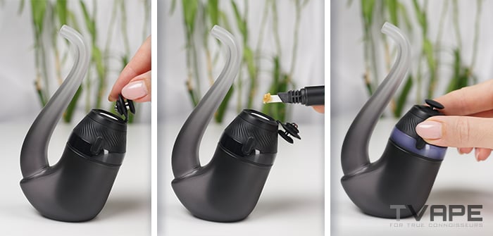 New Puffco Proxy vaporisateur - étape par étape pour charger un concentré