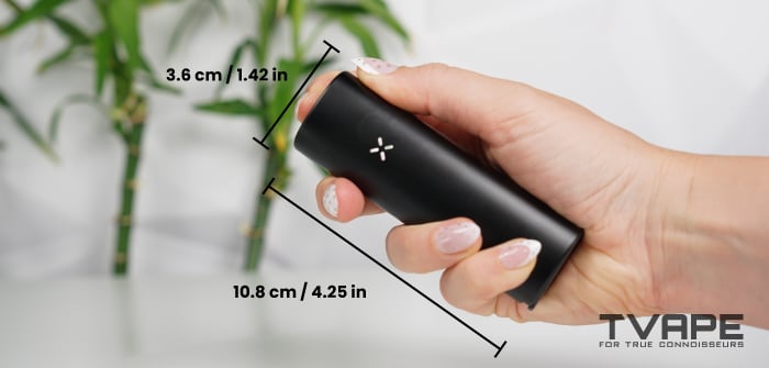 Pax 4 vaporizer - dimensions