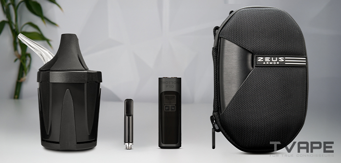 Tronian Rhotron Pro avec accessoires : Zeus Iceborn, Zeus Armor et Litl Heat