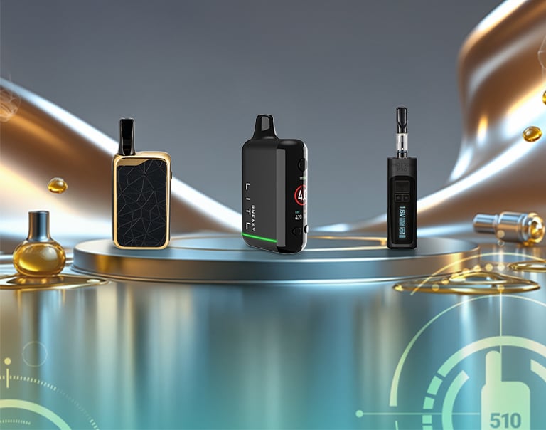 Bannière catégorie batteries 510 - Batteries 510 compactes pour vapoter en mode nomade.