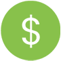 Dollar sign icon – Vapes under $100 category