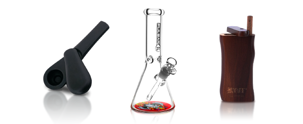 Pipes, bongs et verre