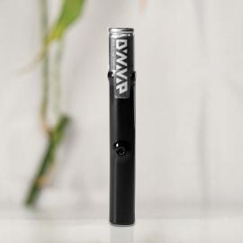 Black DynaVap G3 portable vaporizer, crafted in the USA with stainless steel, featuring ergonomic design and efficient heat activation for smooth cannabis vaping - ideal for on-the-go enthusiasts.