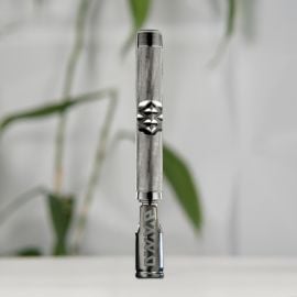 Premium DynaVap M7 XL portable dry herb vaporizer in titanium finish, featuring ergonomic design, precision heating, and medical-grade materials for pure, flavorful vapor sessions - ideal for on-the-go cannabis enthusiasts.
