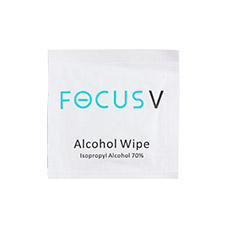 In the box: focus v carta 2-alcohol wipes