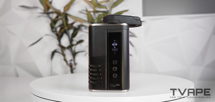 Arizer Go SRT vaporizer - front view