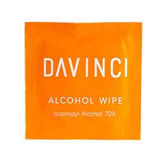 In the box: davinci iq2-alcohol wipes x9