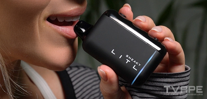 LITL Sneaky 510 Thread dans une bouche sur le point d'être utilisé