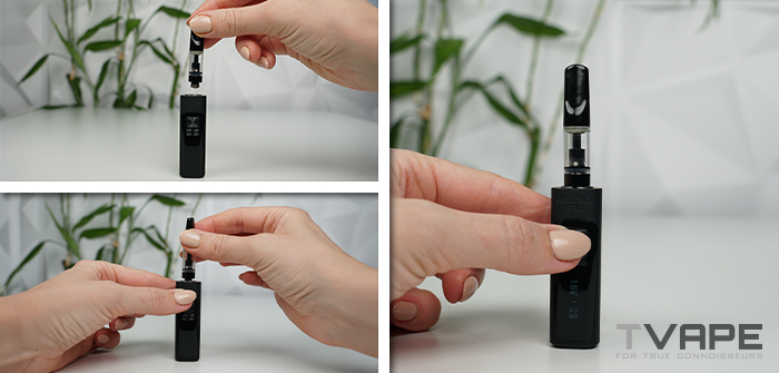 Cartouche 510 vissée sur le Tronian Rhotron Pro