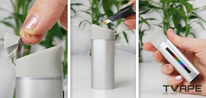 Comment utiliser le stylo dab Yocan Black Pocket, étape par étape