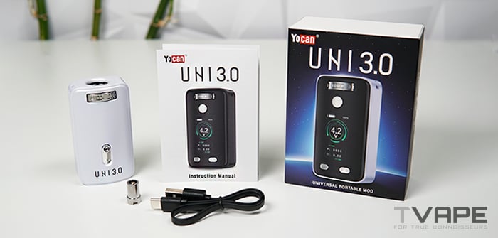 Yocan Uni 3.0 510 Thread Battery and parts