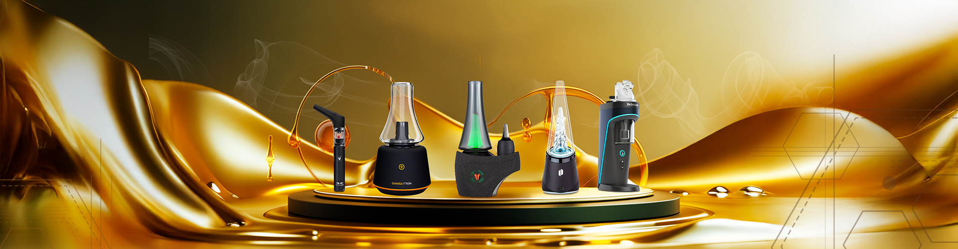 Close Up of Wax Vapes - Concentrate Vaporizer Category Banner